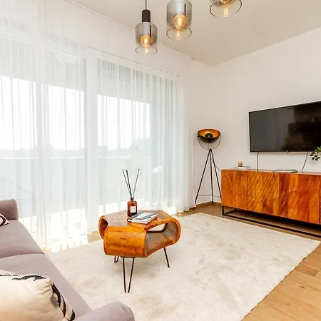 דירה 3br Premium Skyline Penthouse W Ac By Nw בודפשט