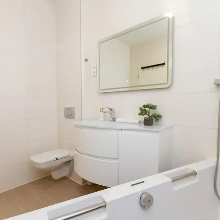 아파트 3br Premium Skyline Penthouse W Ac By Nw 부다페스트