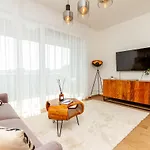 Apartmán 3br Premium Skyline Penthouse W Ac By Nw Budapešť